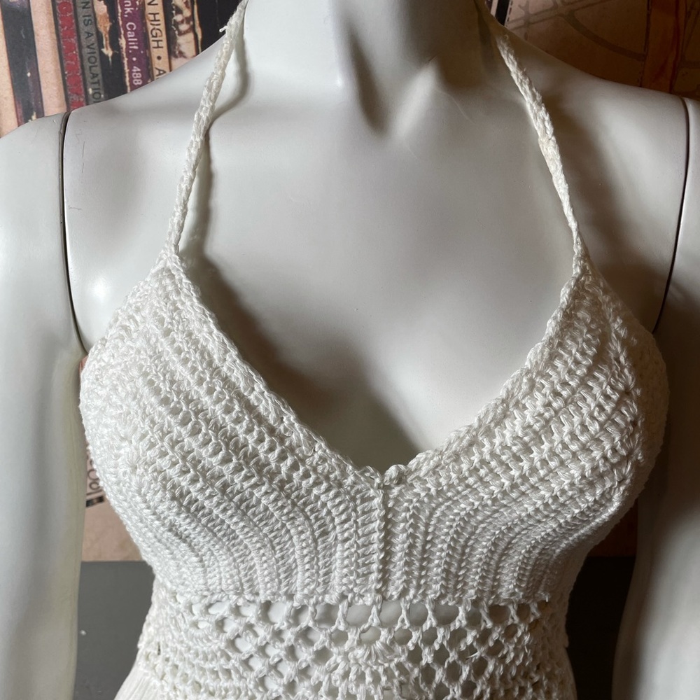 Crochet Halter Dress